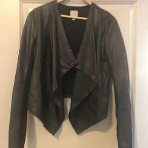 Halogen Leather Jacket